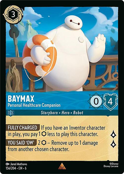 Baymax - Personal Healthcare Companion Frente