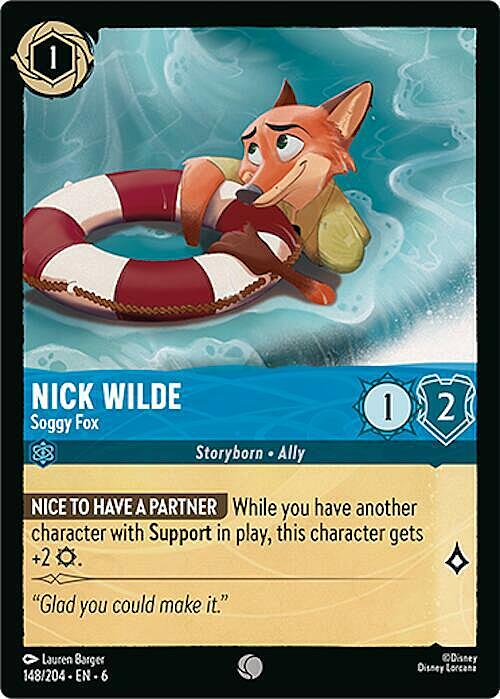 Nick Wilde - Soggy Fox Frente