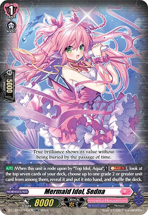 Mermaid Idol, Sedna Card Front