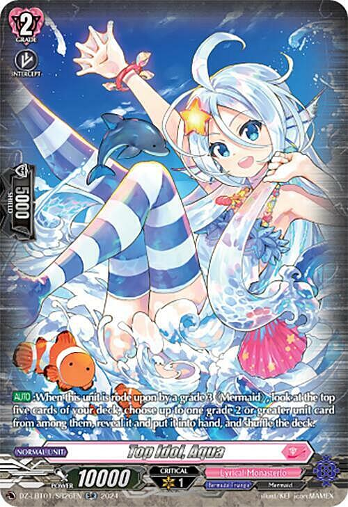 Top Idol, Aqua Card Front