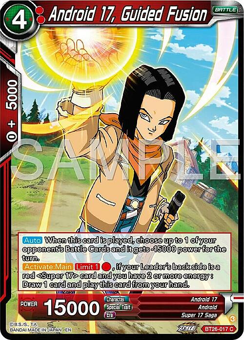 Android 17, Guided Fusion Frente