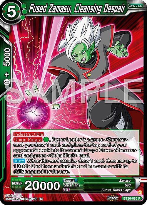 Fused Zamasu, Cleansing Despair Frente