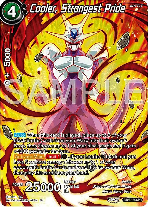 Cooler, Strongest Pride Frente