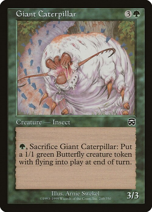 Giant Caterpillar Card Front