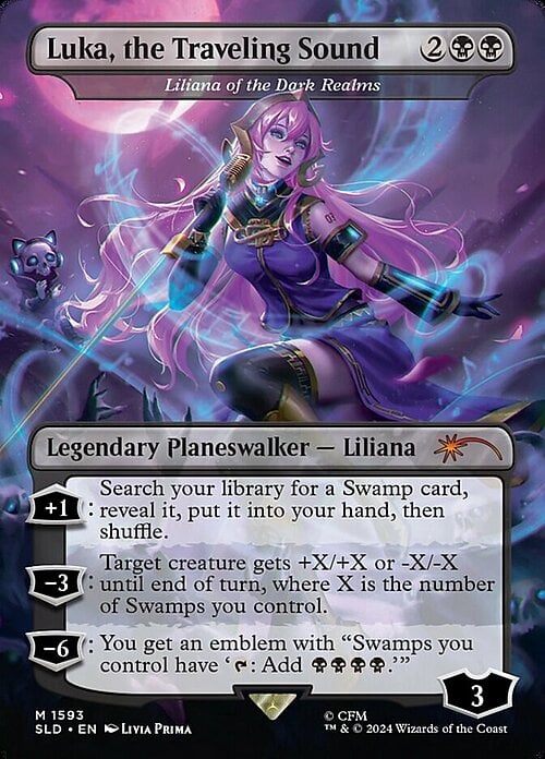 Liliana dei Reami Oscuri Card Front