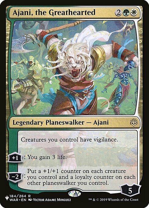 Ajani dal Cuore Grande Card Front