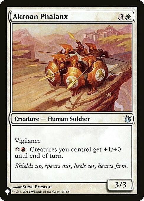 Akroan Phalanx Card Front