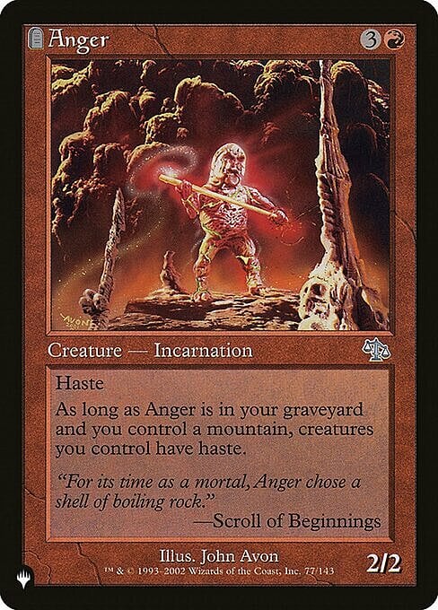 Anger Card Front