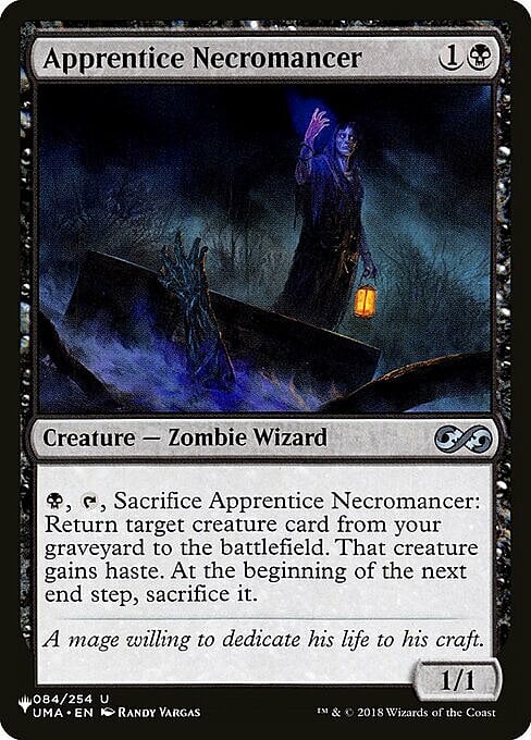 Apprendista Necromante Card Front