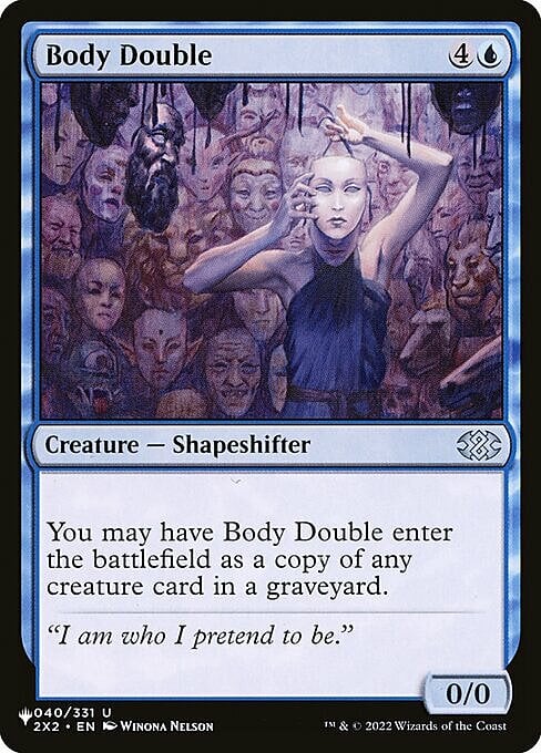 Body Double Card Front