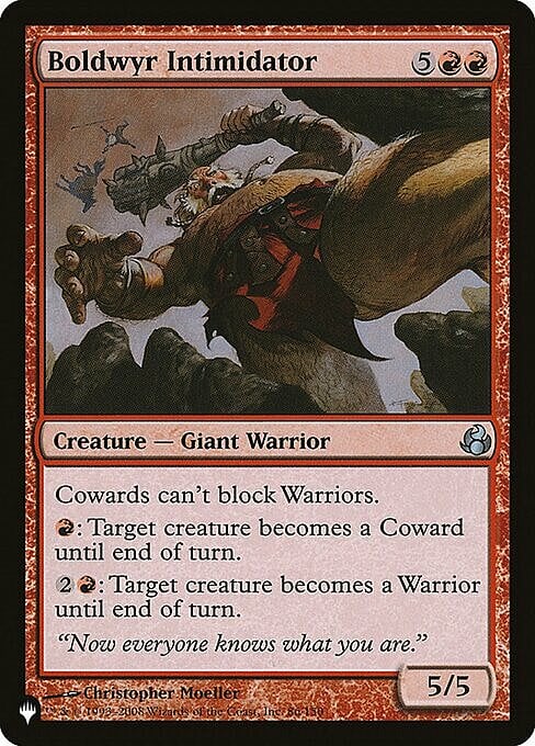 Intimidatore di Boldwyr Card Front