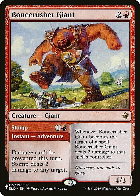 Bonecrusher Giant // Stomp Card Front