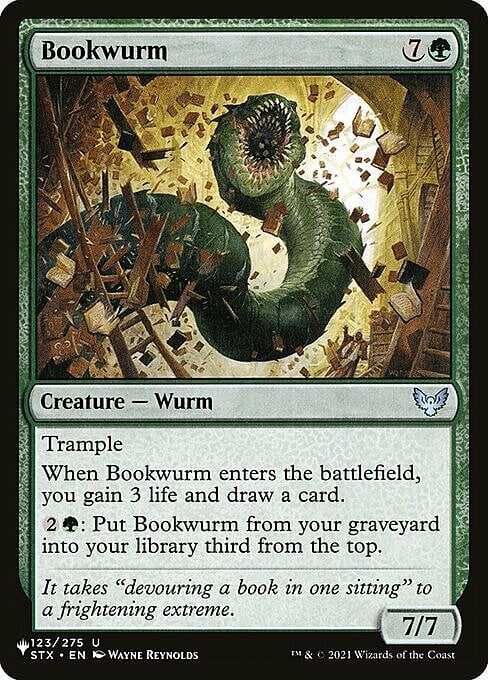 Wurm di Biblioteca Card Front