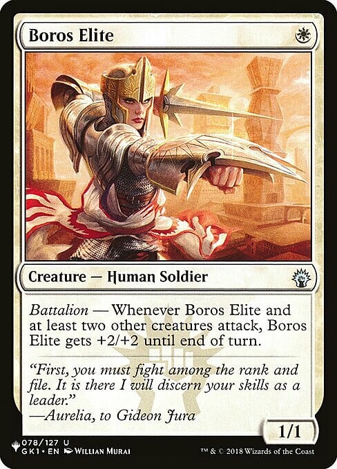 Elite Boros Card Front