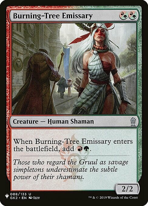 Emissaria di Brucia-Albero Card Front