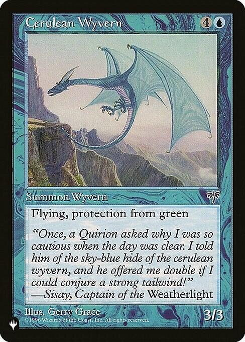 Wyvern cerúleo Frente