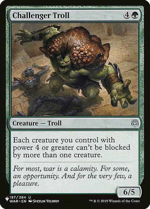 Troll Sfidante Card Front