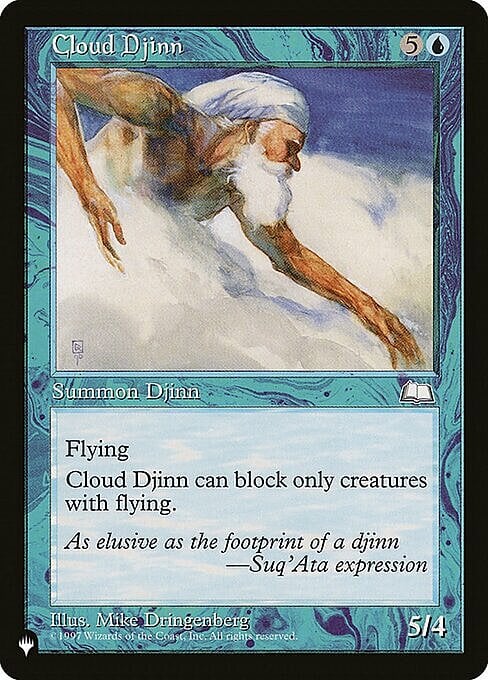 Djinn de las nubes Frente