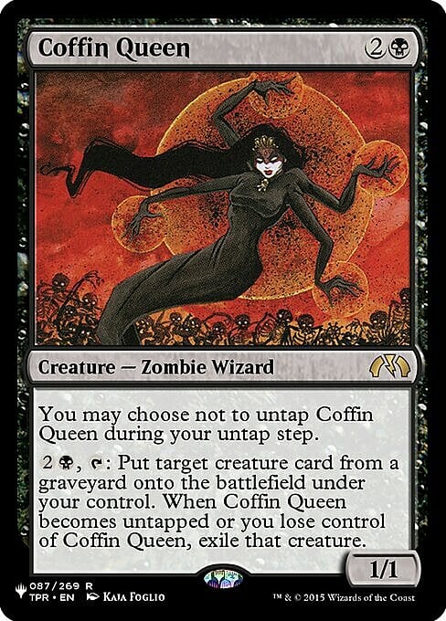 Coffin Queen Card Front