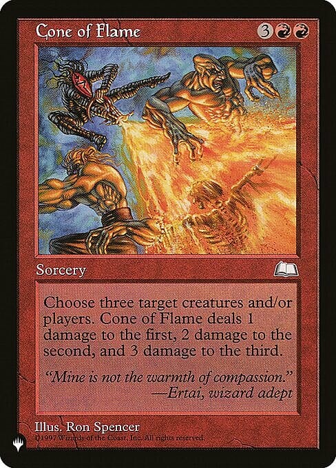 Cone of Flame Card Front