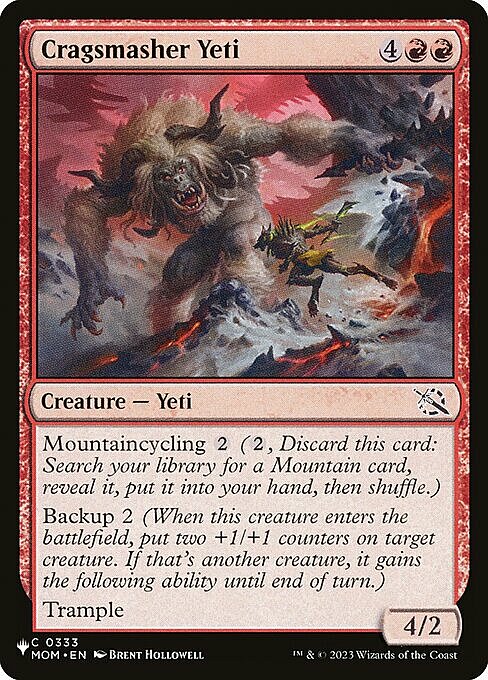 Yeti Spaccaroccia Card Front