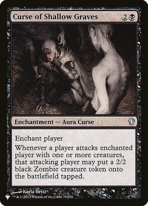 Curse of Shallow Graves Card Front