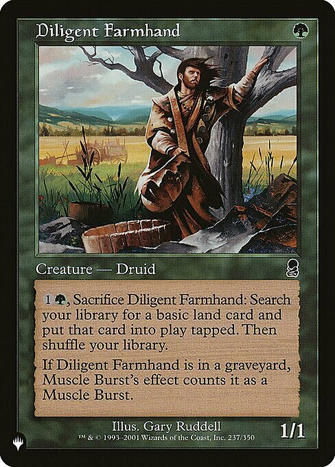 Diligent Farmhand Card Front