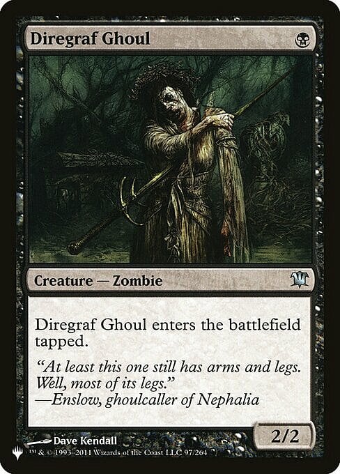 Ghoul del Cimitero di Guerra Card Front