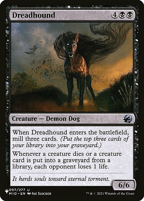 Mastino Terrificante Card Front