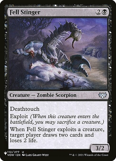 Fell Stinger Card Front