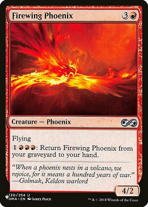 Firewing Phoenix Card Front