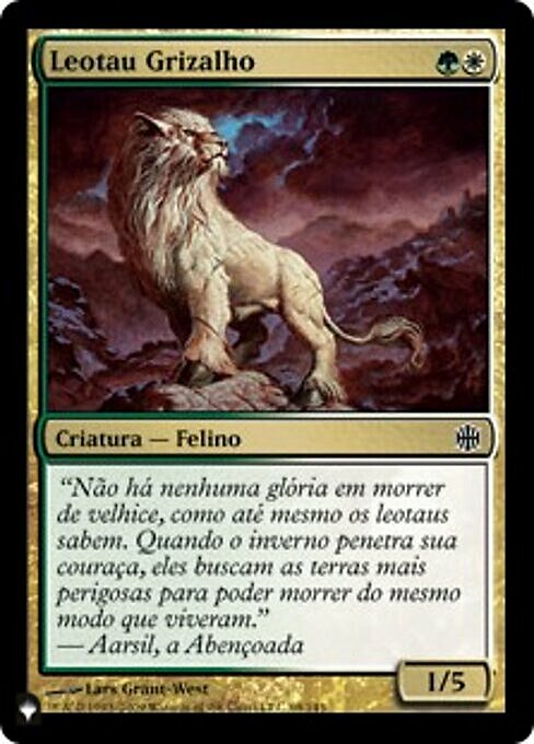 Leotauro dal Manto Grigio Card Front