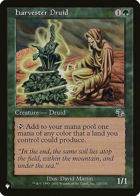 Druido Mietitore Card Front