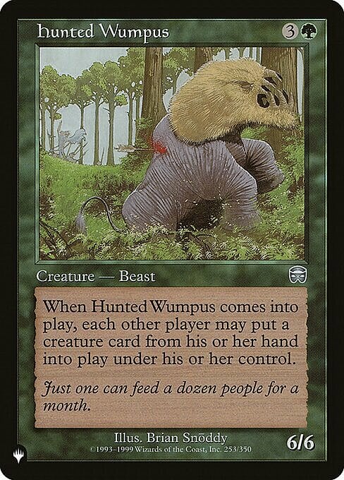 Wumpus Braccato Card Front