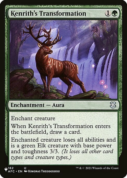 Kenrith's Transformation Card Front