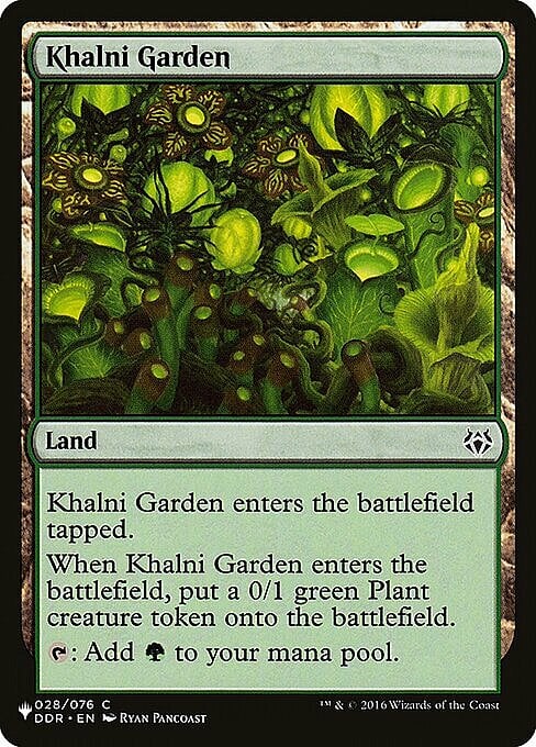 Khalni Garden Card Front