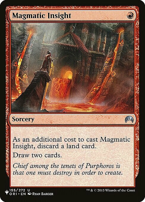 Visione di Magma Card Front