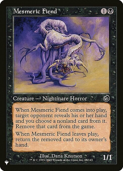 Demone Mesmerico Card Front