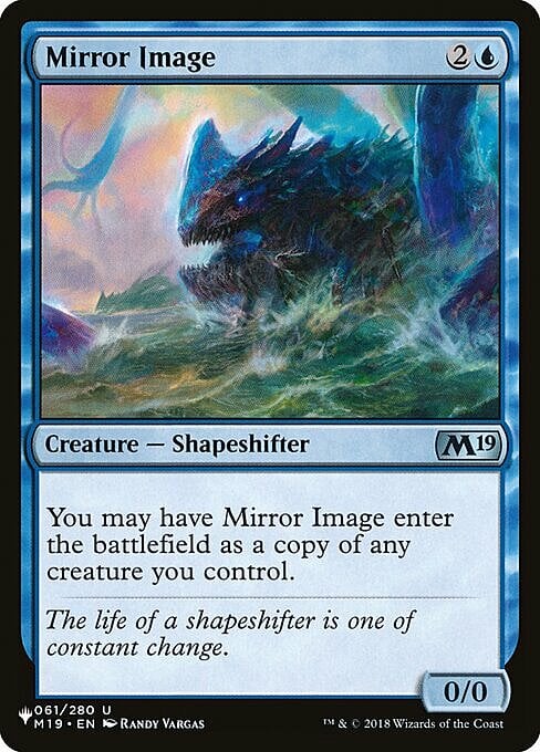 Immagine Riflessa Card Front