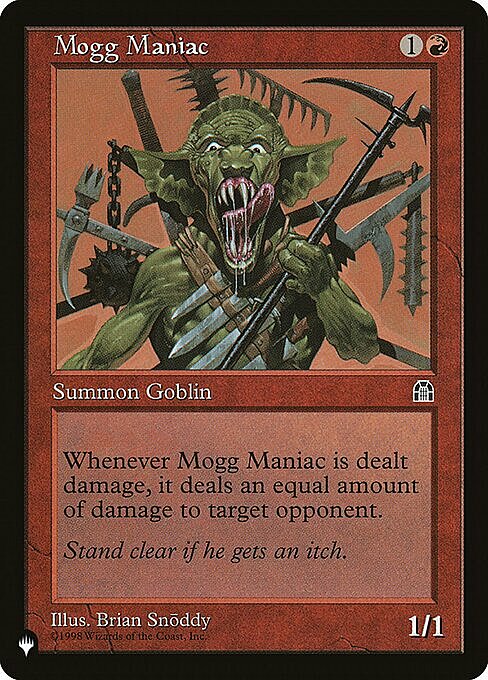 Mogg Maniaco Card Front