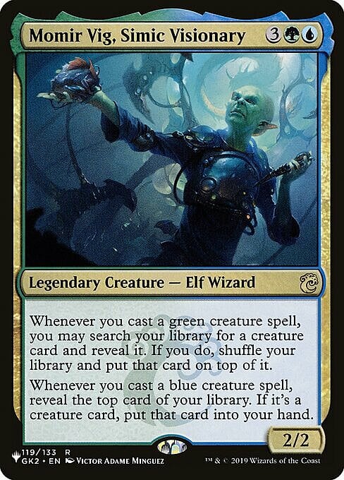 Momir Vig, Visionario Simic Card Front