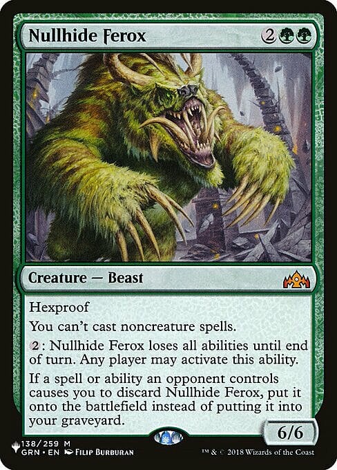 Ferox Pellimmune Card Front