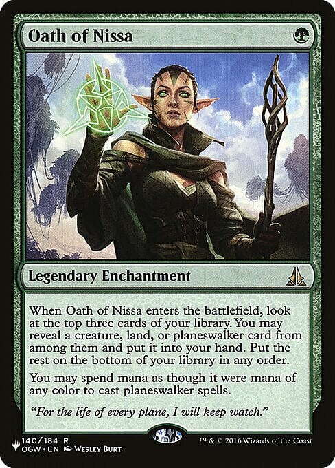 Giuramento di Nissa Card Front