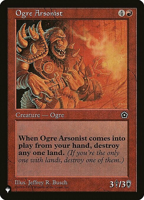 Ogre Piromane Card Front