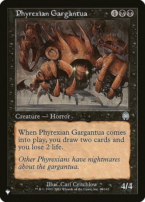 Gargantua di Phyrexia Card Front