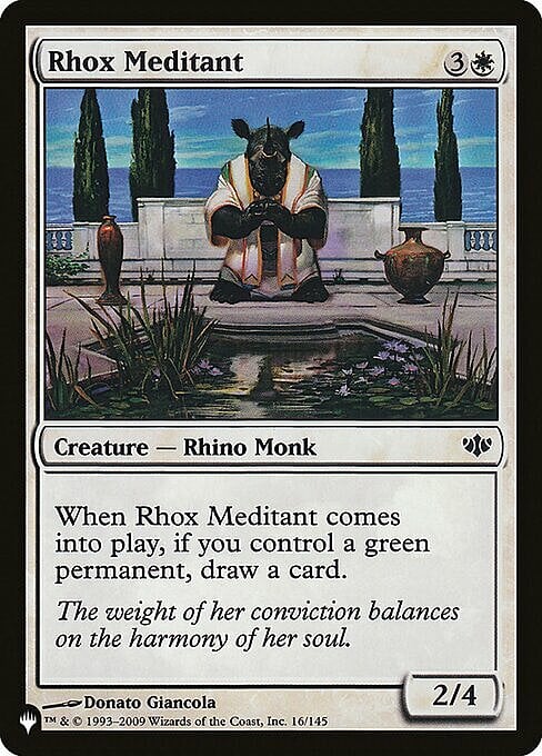 Meditante rhox Frente