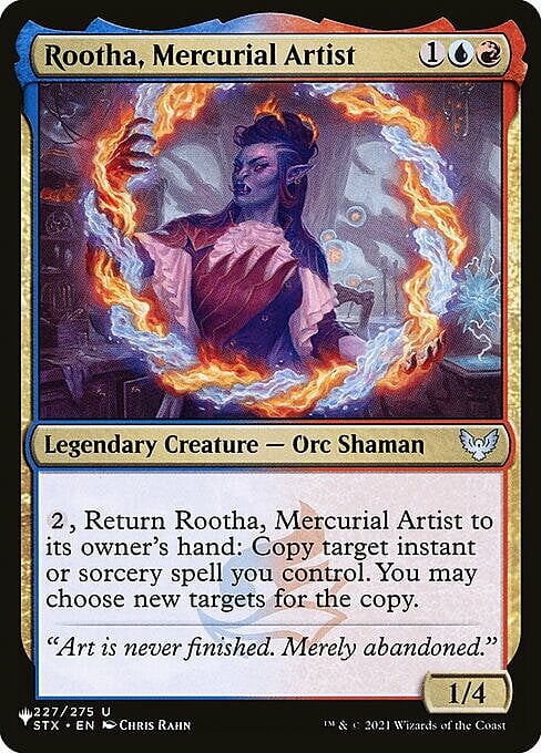 Rootha, Artista Volubile Card Front