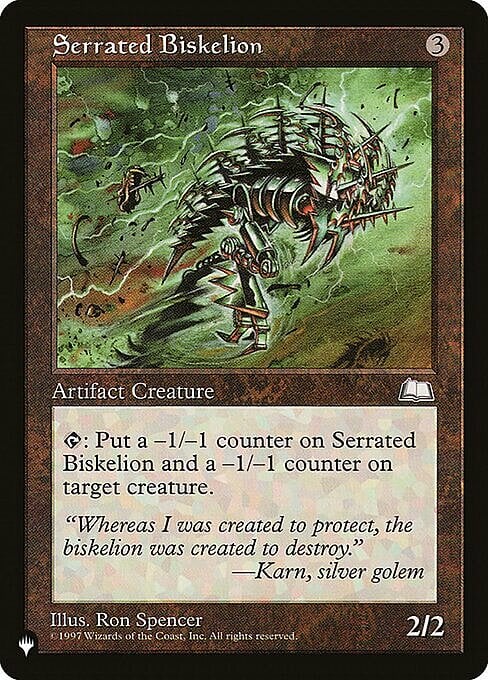 Serrated Biskelion Card Front