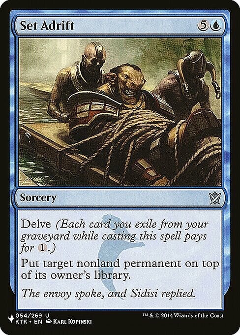 Set Adrift Card Front