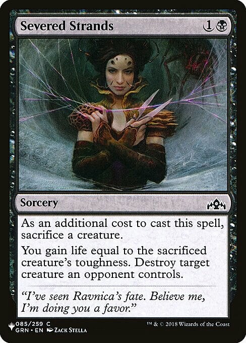 Severed Strands Card Front